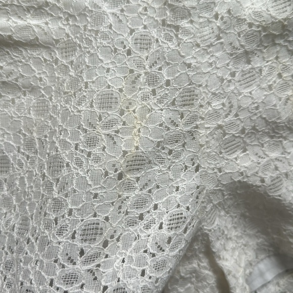 Lucca Couture White Lace Shorts - Picture 3 of 4